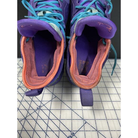 Nike Zoom A02986-001 PG2 Mamba Mentality Men\'s Sz 12 Purple Green Paul George
